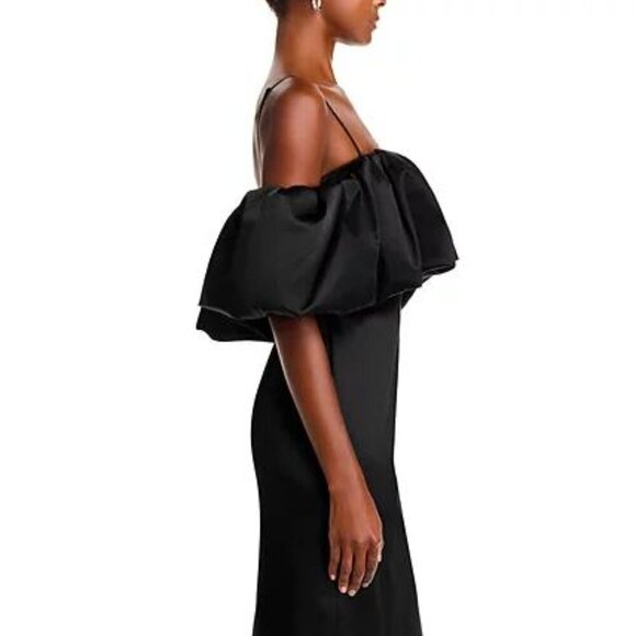 Simkhai Dorina Off-the-Shoulder Black Ruffle Dress – Size 0 – NWT - Picture 3 of 5